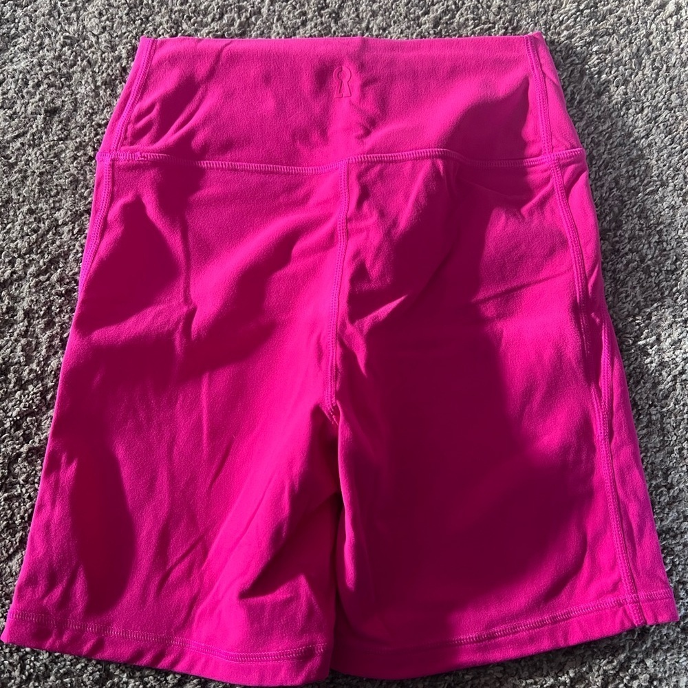 Cara Loren Pink Biker Shorts - Picture 3 of 3